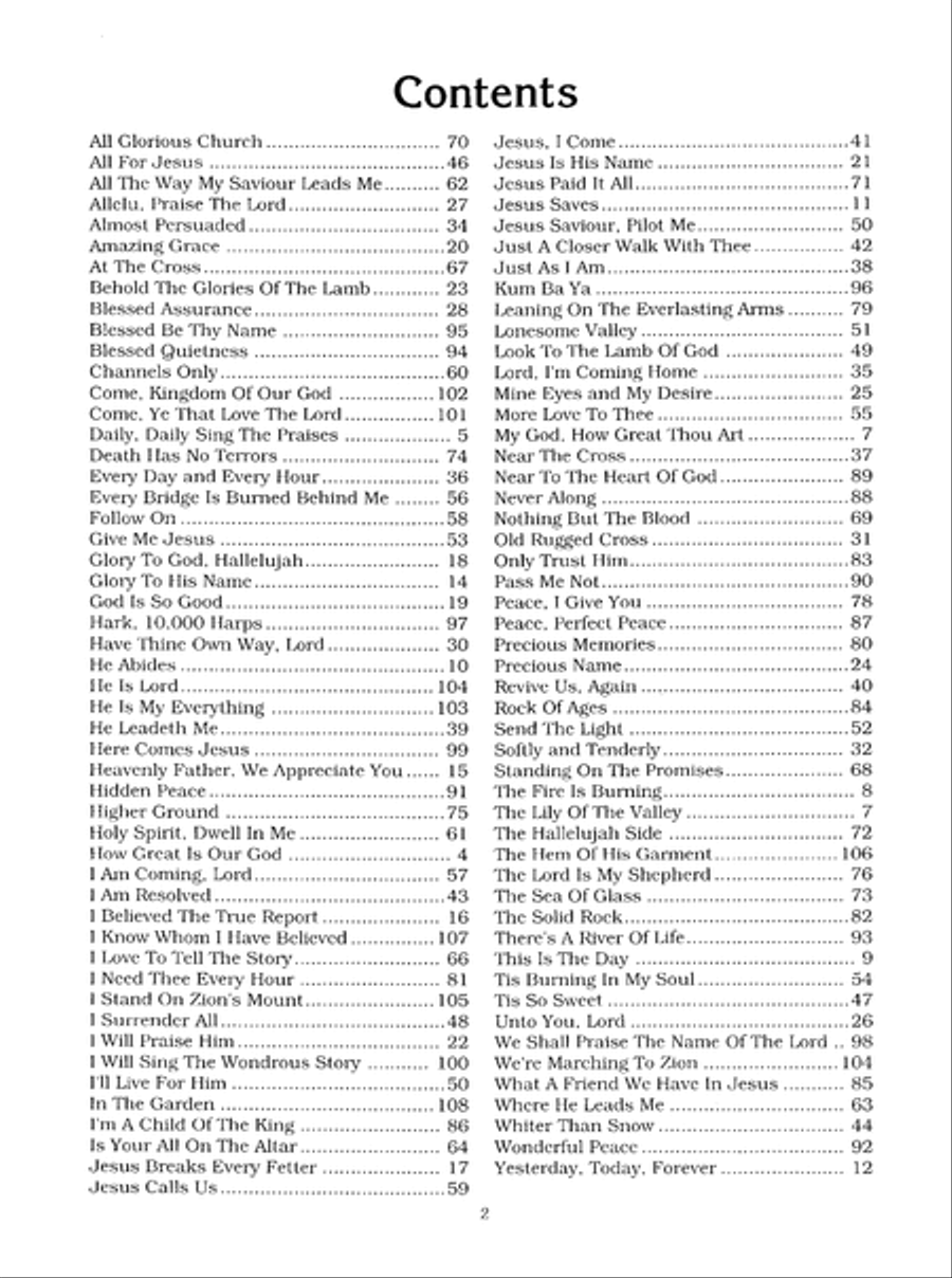 100 Gospel Favorites for Guitar Guitar scores gallery preview page 3