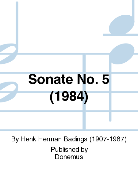 Sonate No. 5 (1984)