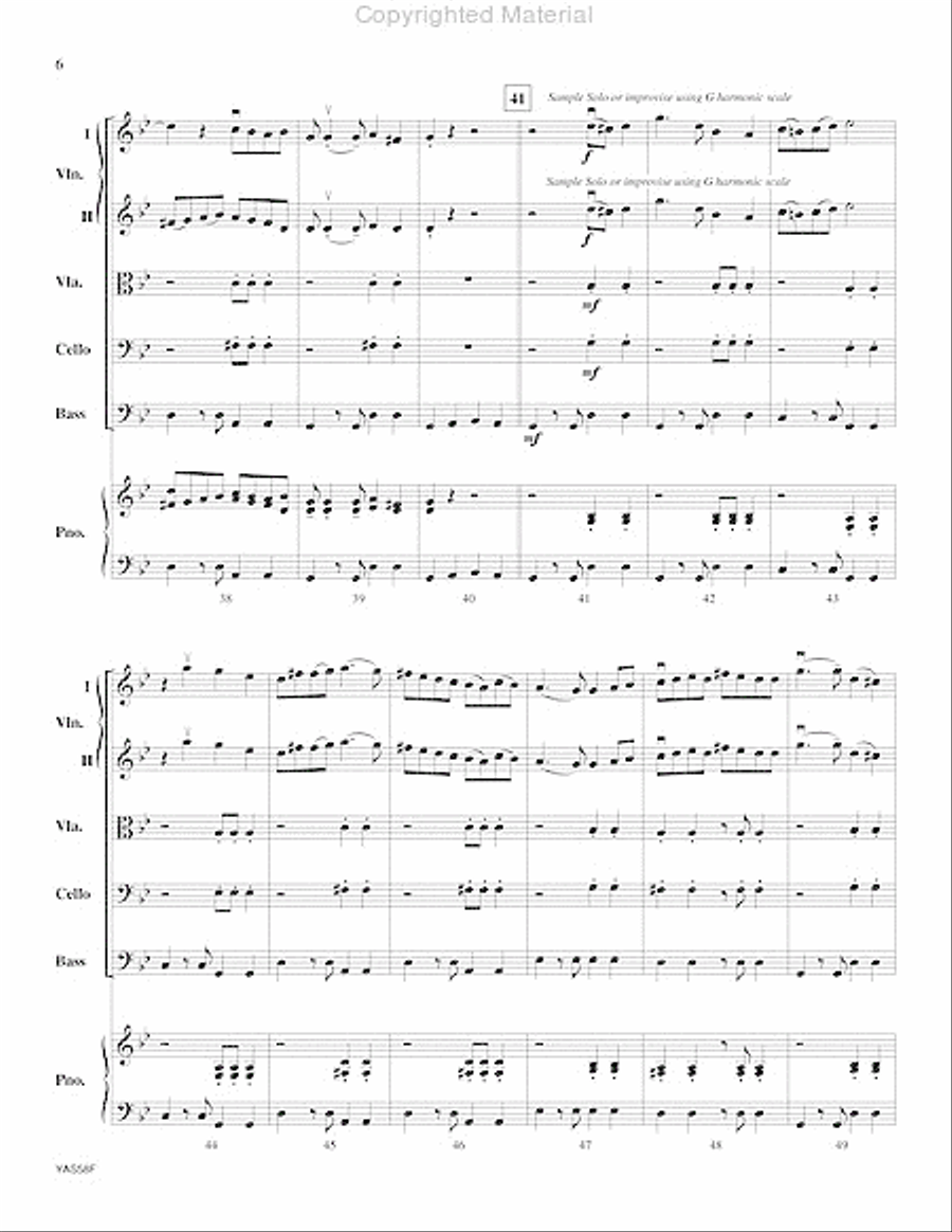 Tango Espressivo String Orchestra scores gallery preview page 7