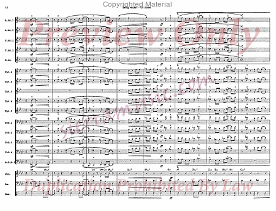 Swing House Swing House Jazz Ensemble scores gallery preview page 13