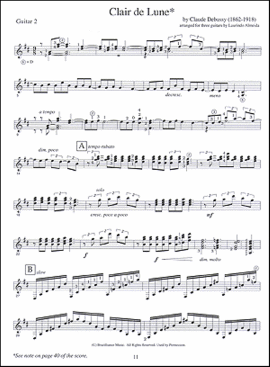 The Complete Laurindo Almeida Anthology of Guitar Trios Guitar Ensemble scores gallery preview page 2