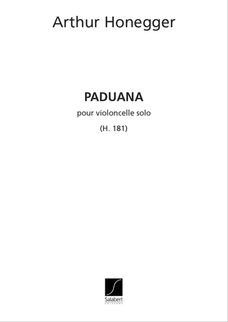 Paduana Cello scores gallery preview page 1