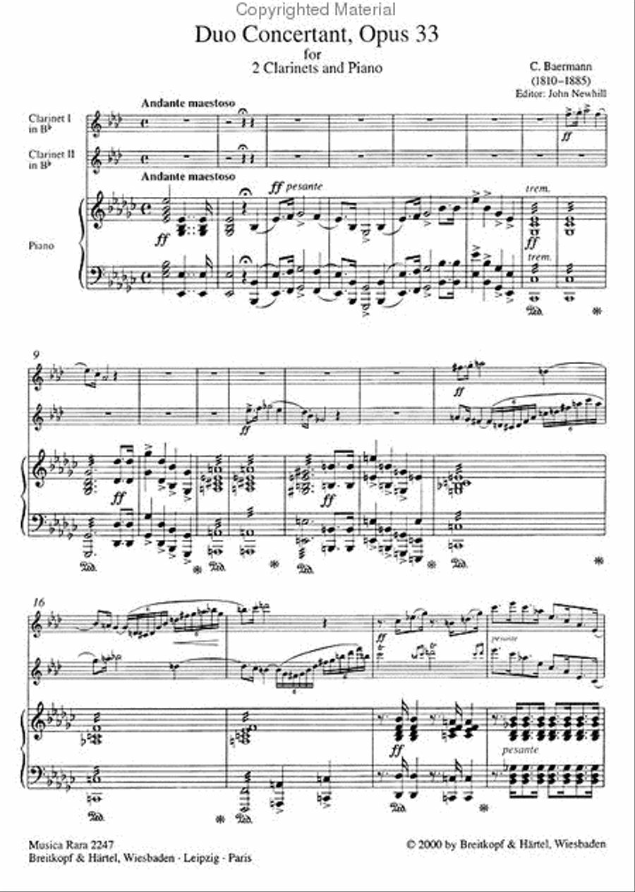 Duo concertant Op. 33 Violin scores gallery preview page 2