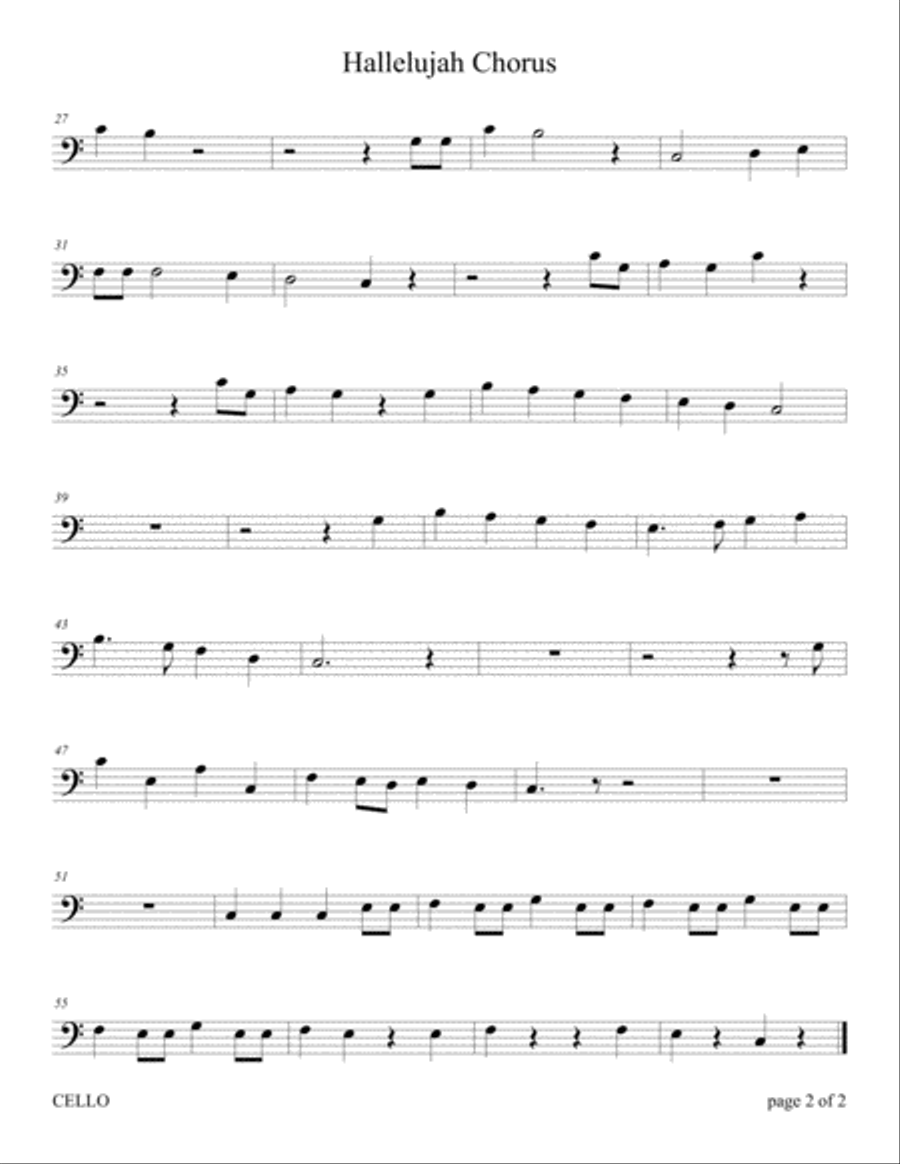 Hallelujah Chorus from Handel's 