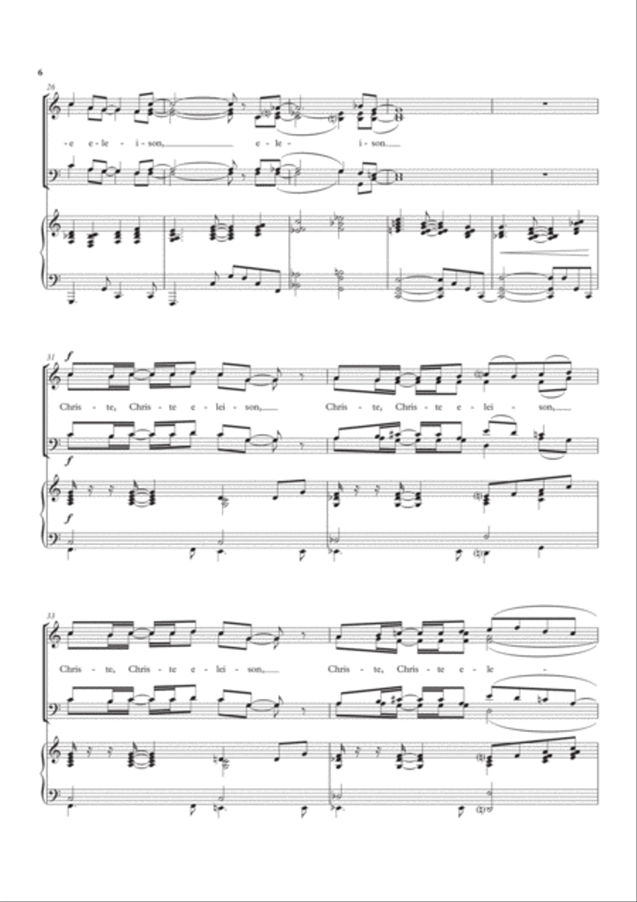 Nidaros Jazz Mass 4-Part scores gallery preview page 6