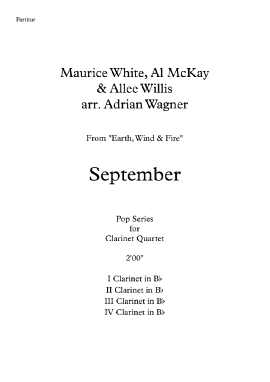 September September Clarinet Quartet scores gallery preview page 2