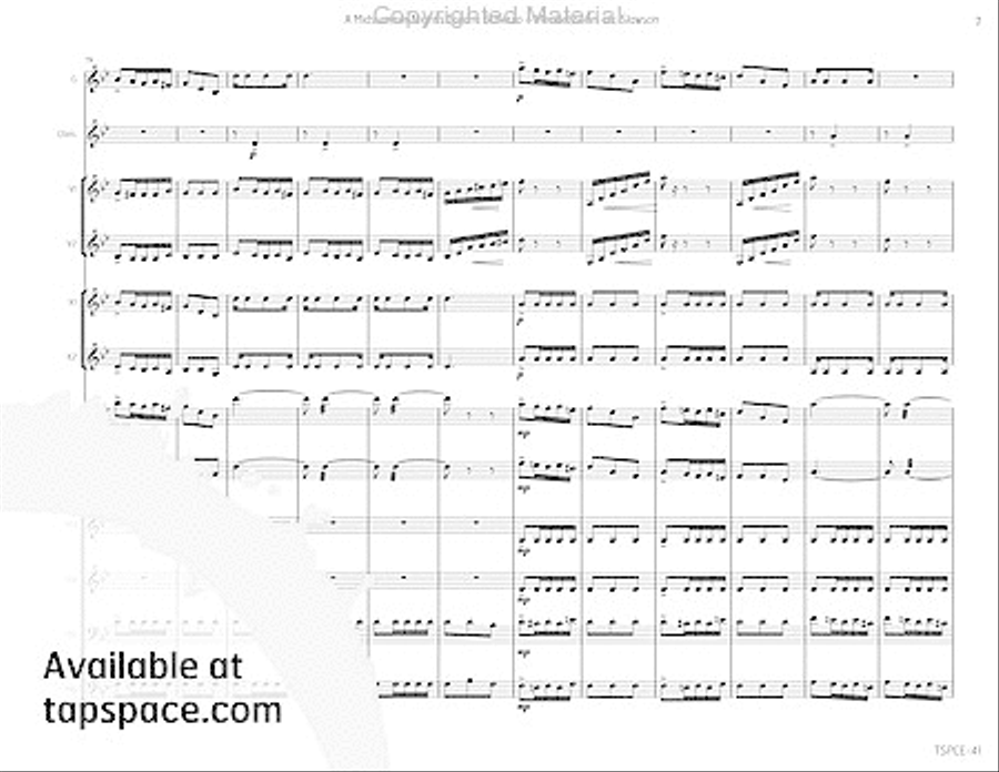 Midsummer Night's Dream, A: Scherzo Percussion Ensemble scores gallery preview page 12