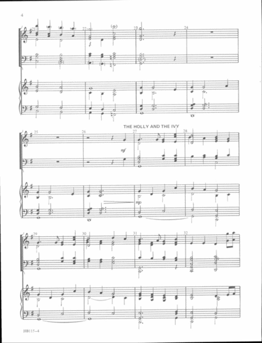 An English Christmas - 3-5 octaves - full score 5-Octaves scores gallery preview page 4