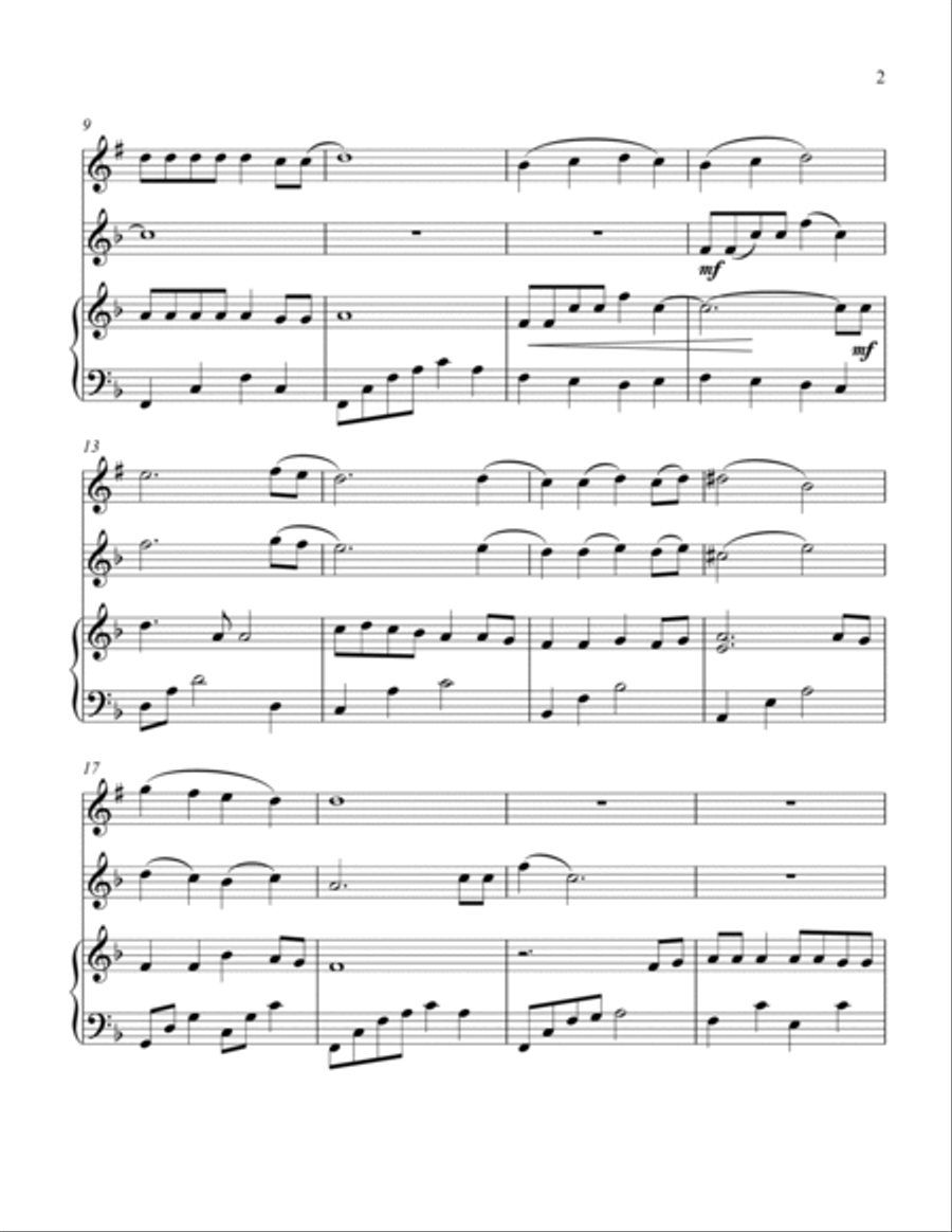 Do You Hear What I Hear Clarinet scores gallery preview page 3