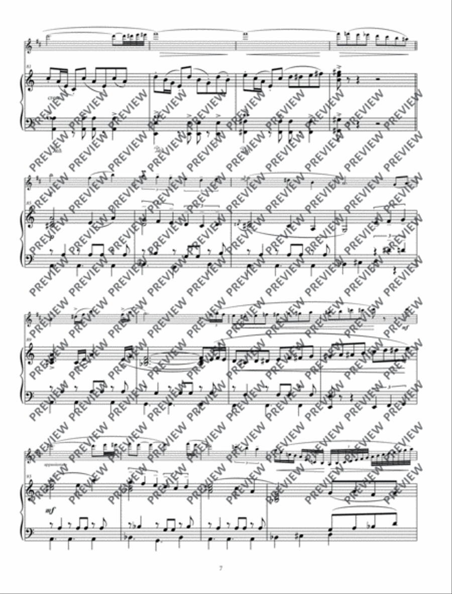 Concerto for Clarinets Clarinet Solo scores gallery preview page 8