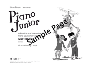Book cover for Piano Junior: Duet Book 1