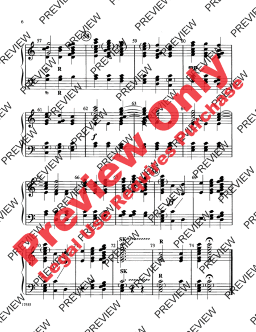 O Worship the King O Worship the King Handbell Choir scores gallery preview page 6