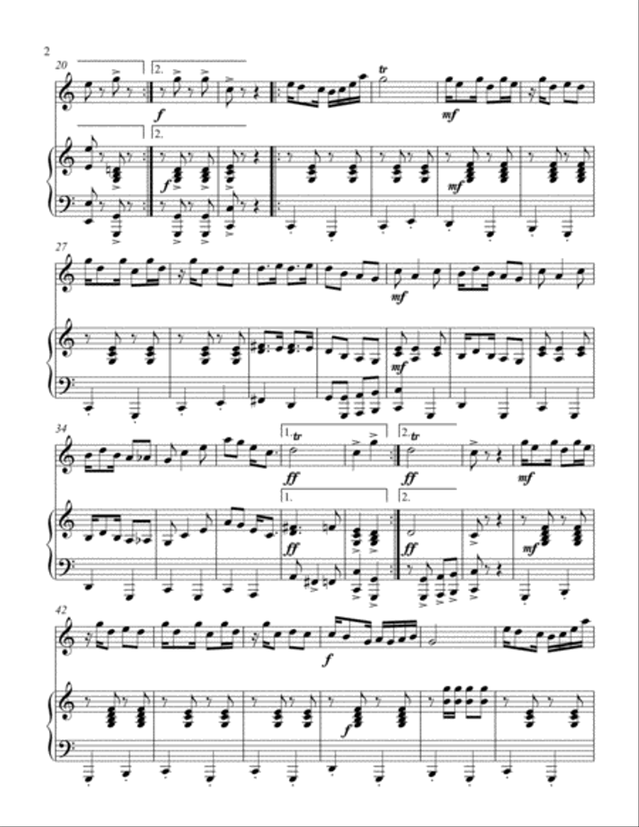 Blackville Society Piano scores gallery preview page 2