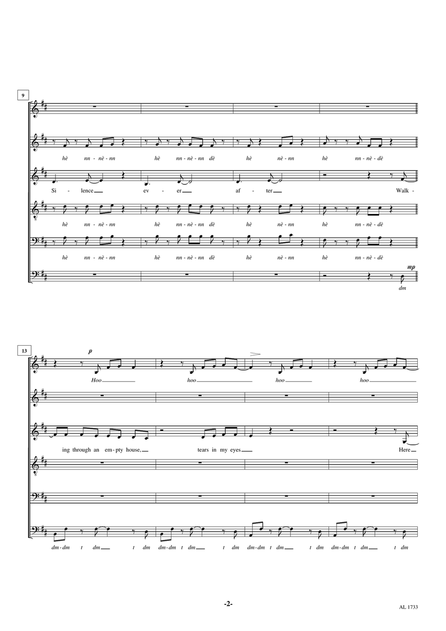 Knowing Me, Knowing You Choir scores gallery preview page 2