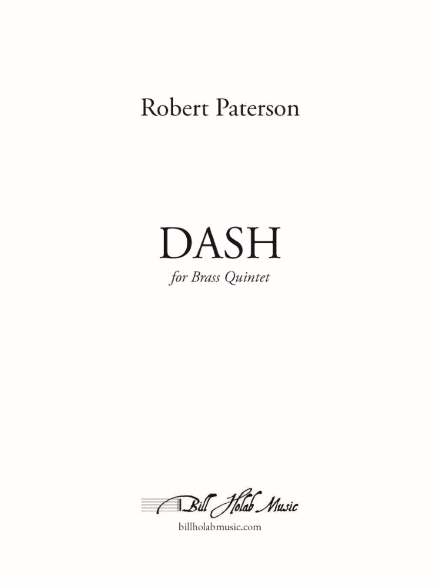 Dash Brass Quintet scores gallery preview page 1