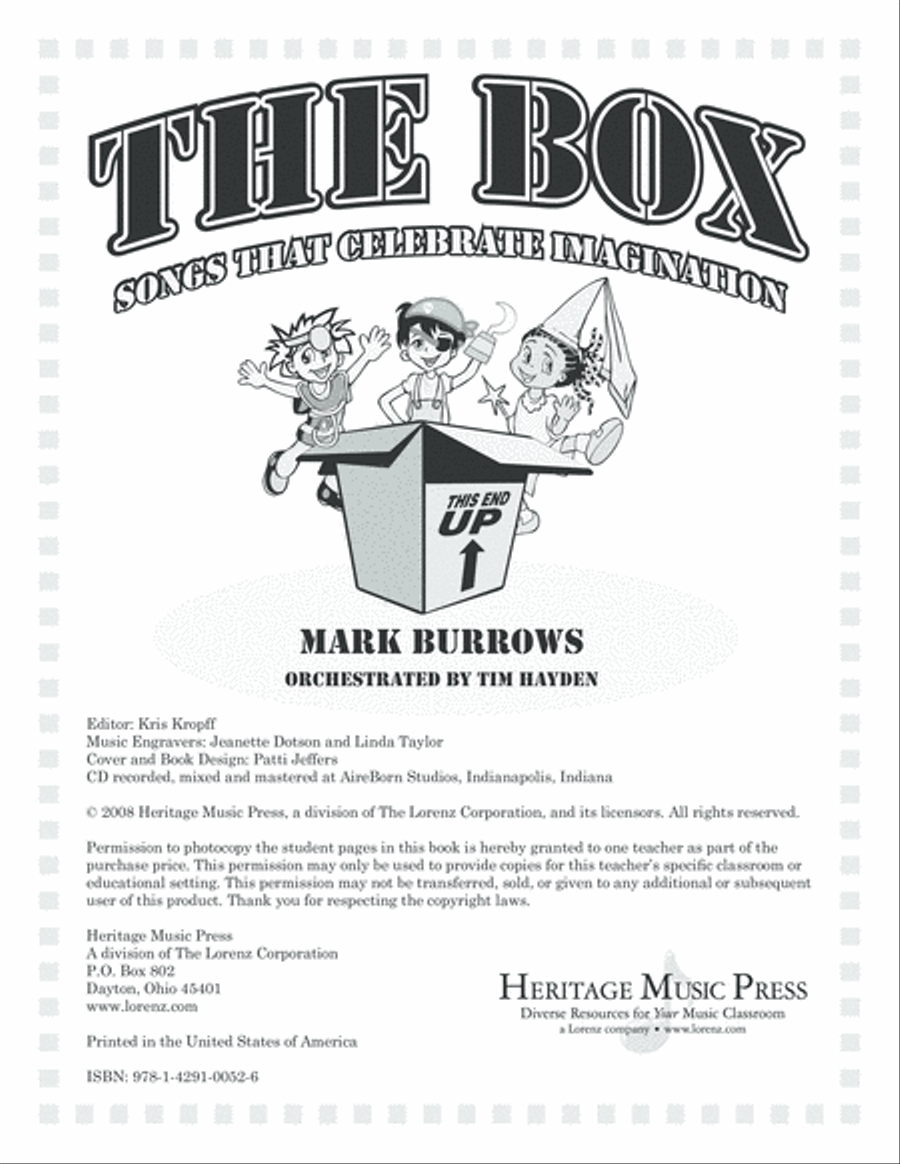 The Box The Box Unison Choir scores gallery preview page 2