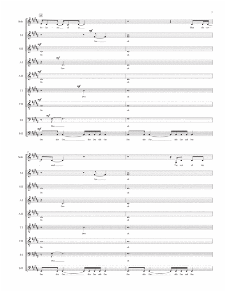 Out Of The Woods 4-Part scores gallery preview page 4