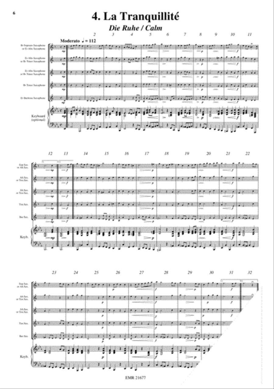 12 Heroic Marches 12 Heroic Marches Saxophone Quintet scores gallery preview page 6