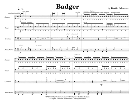 Badger w/Tutor Tracks