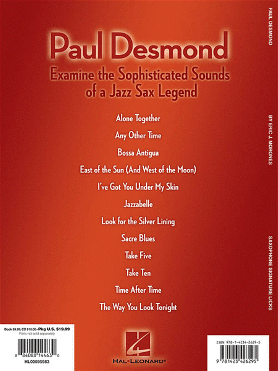 Paul Desmond Paul Desmond Saxophone scores gallery preview page 2