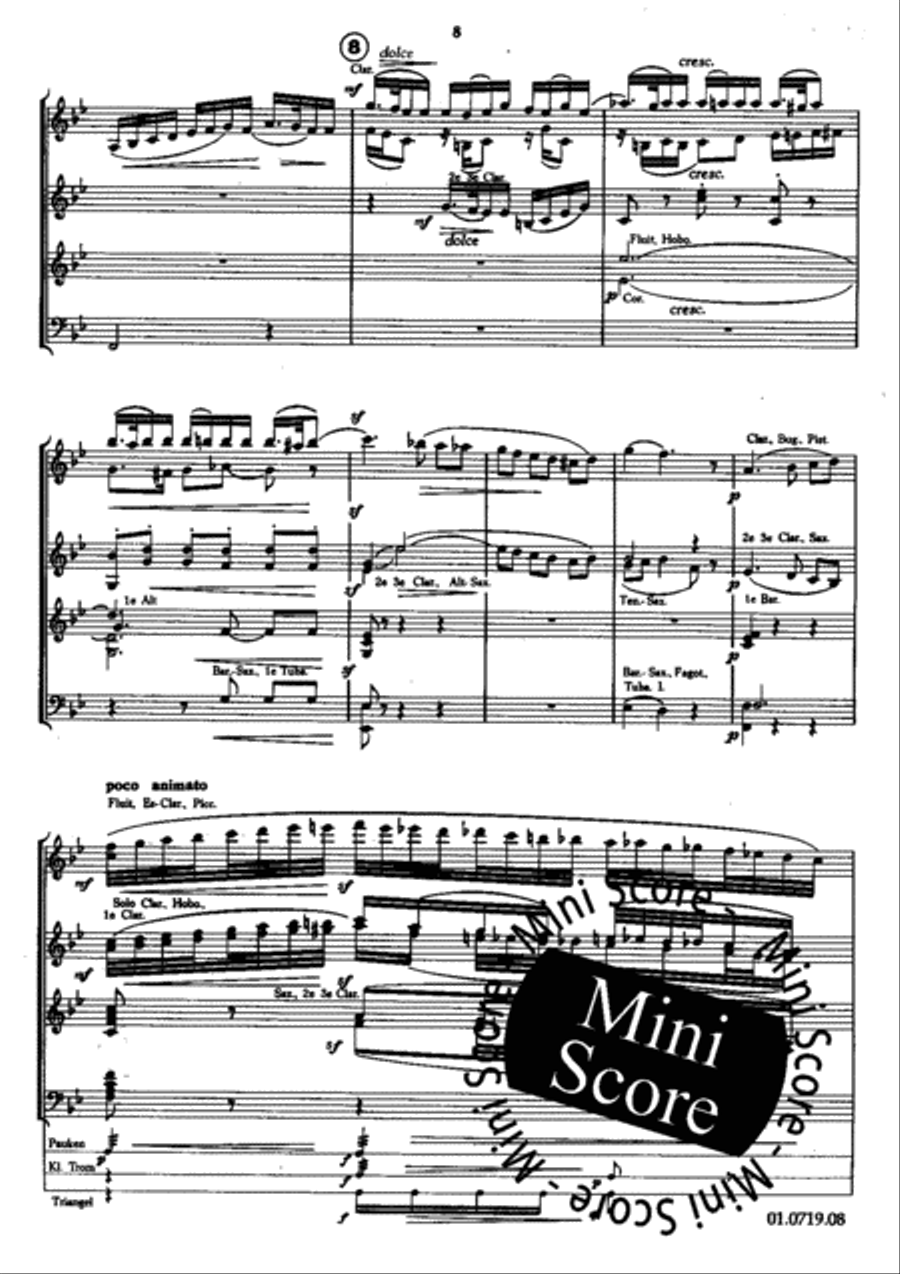 Le Carnaval Romain Concert Band scores gallery preview page 11