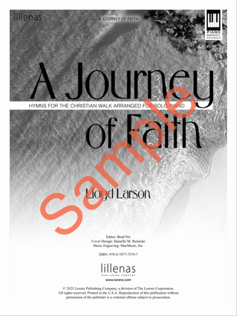 A Journey of Faith Piano Solo scores gallery preview page 2
