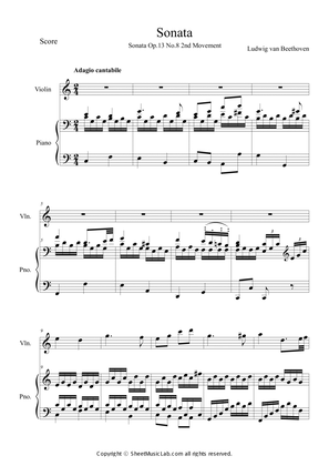 Sonata op.13 No.8 Pathetique 2mov in C