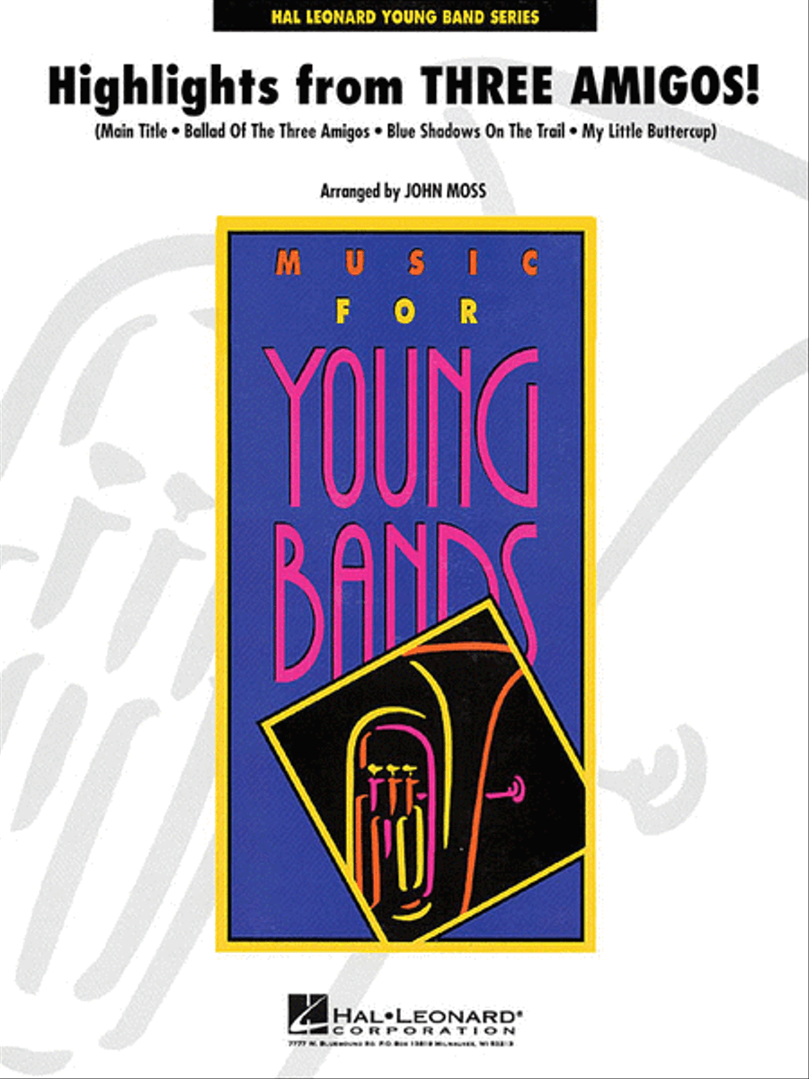 Highlights from Three Amigos! Concert Band scores gallery preview page 1