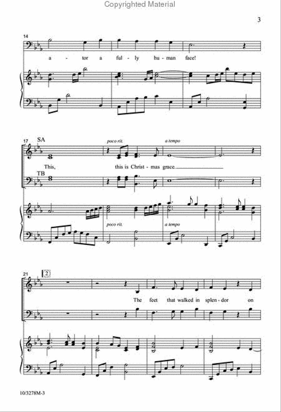 Christmas Grace Christmas Grace 4-Part scores gallery preview page 3