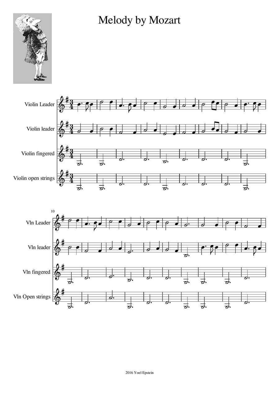 Open-String Symphony 2: easy violin ensemble pieces for mixed skill levels String Trio scores gallery preview page 4
