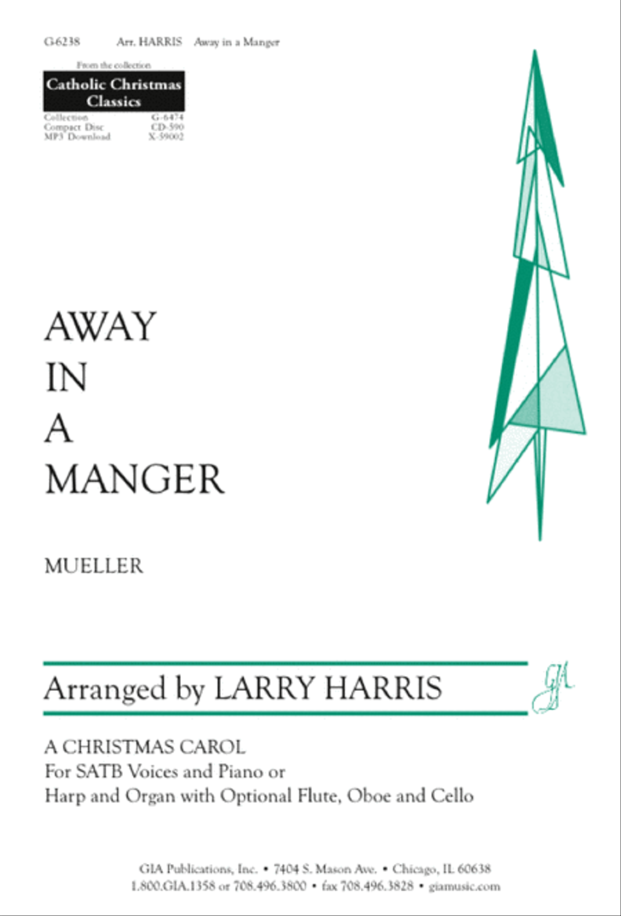 Away in a Manger Away in a Manger 4-Part scores gallery preview page 1