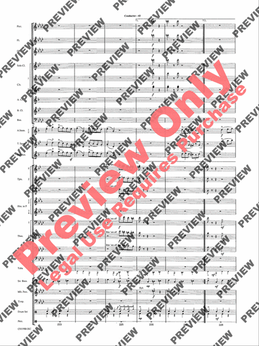 In the Miller Mood Concert Band scores gallery preview page 46