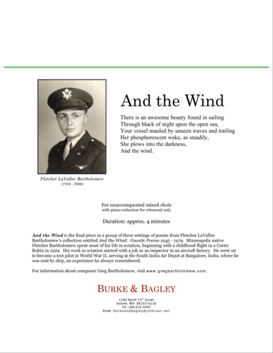 And the Wind 4-Part scores gallery preview page 2