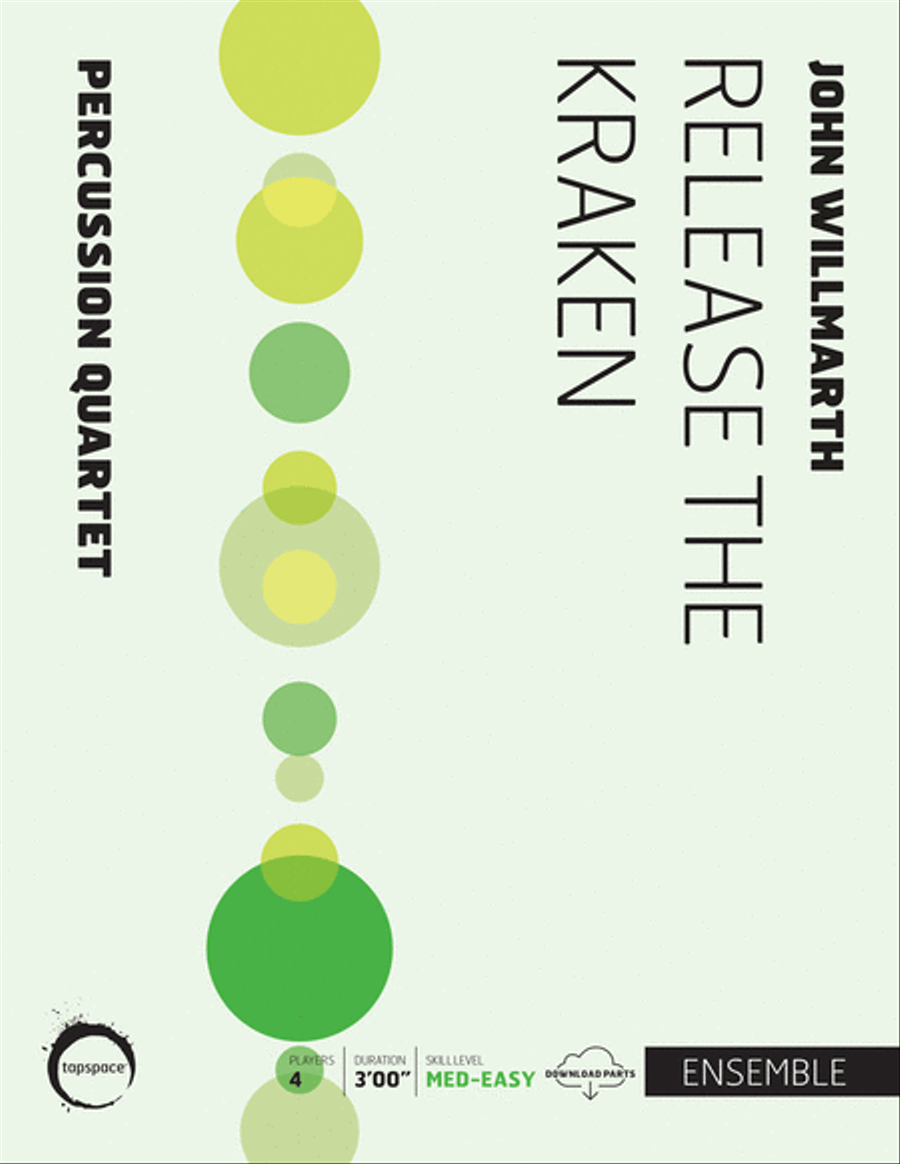 Release the Kraken Release the Kraken Percussion Ensemble scores gallery preview page 1