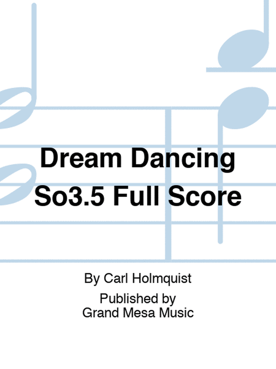 Dream Dancing So3.5 Full Score