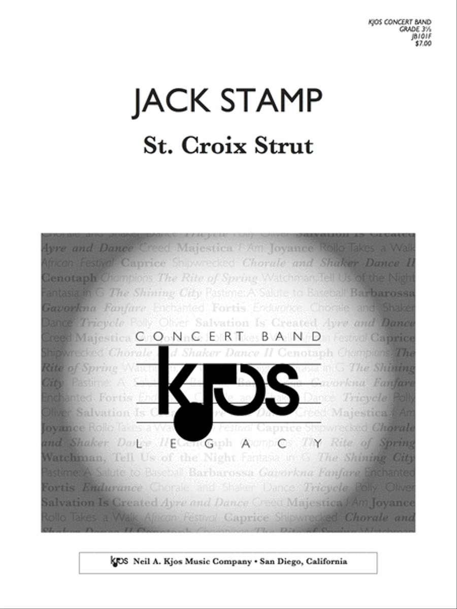St. Croix Strut Concert Band scores gallery preview page 1