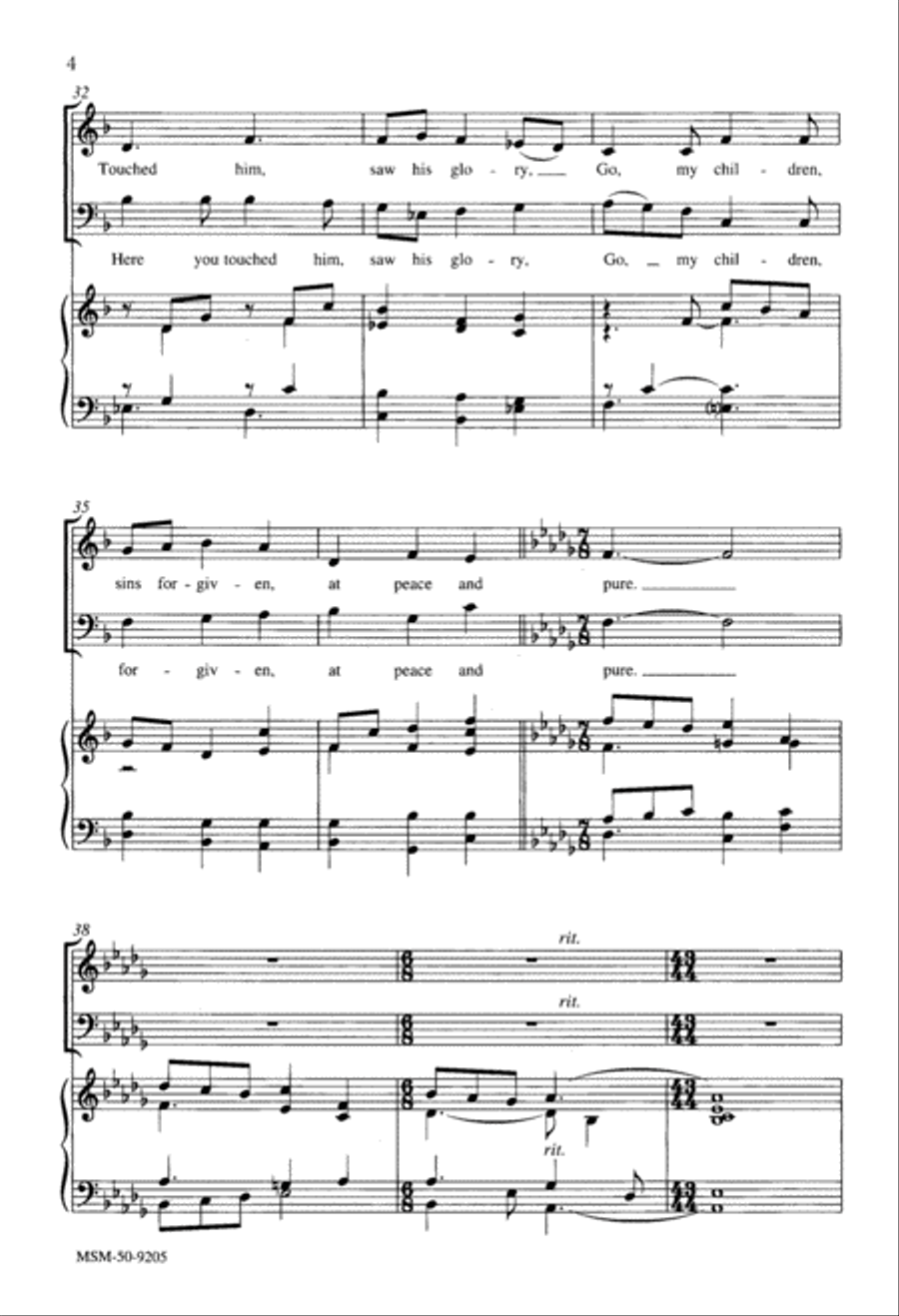 Go, My Children, with My Blessing SA scores gallery preview page 5