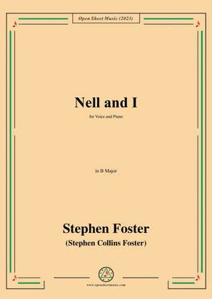 Book cover for S. Foster-Nell and I,in B Major