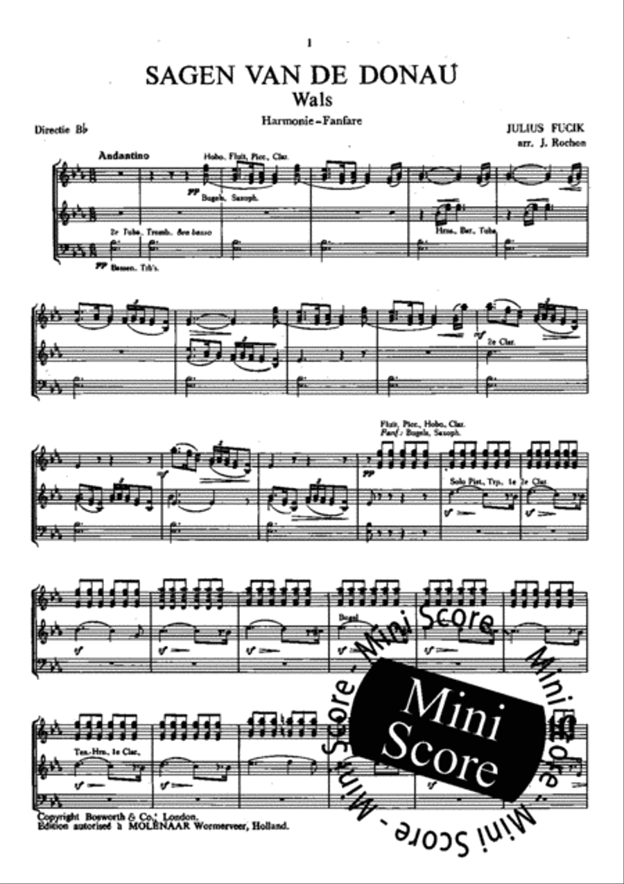 Donausagen Fanfare Band scores gallery preview page 3