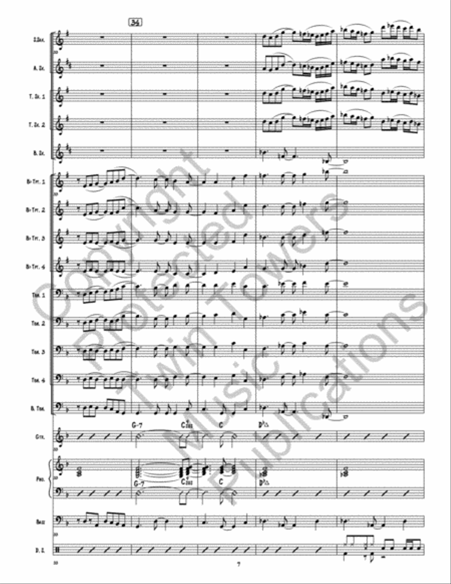 Sunset Key Sunset Key Jazz Ensemble scores gallery preview page 8