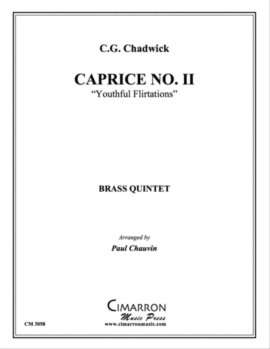 Caprice No. II Caprice No. II Brass Quintet scores gallery preview page 1