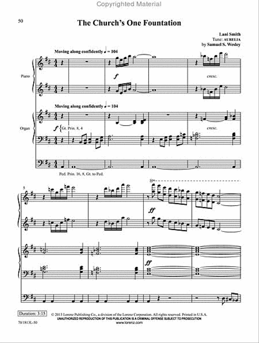 The Church Triumphant Organ scores gallery preview page 6