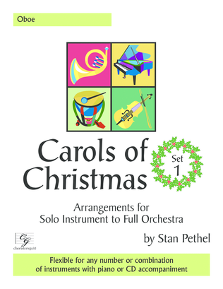 Book cover for Carols of Christmas, Set 1 - Oboe