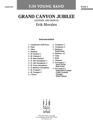 Grand Canyon Jubilee: Score