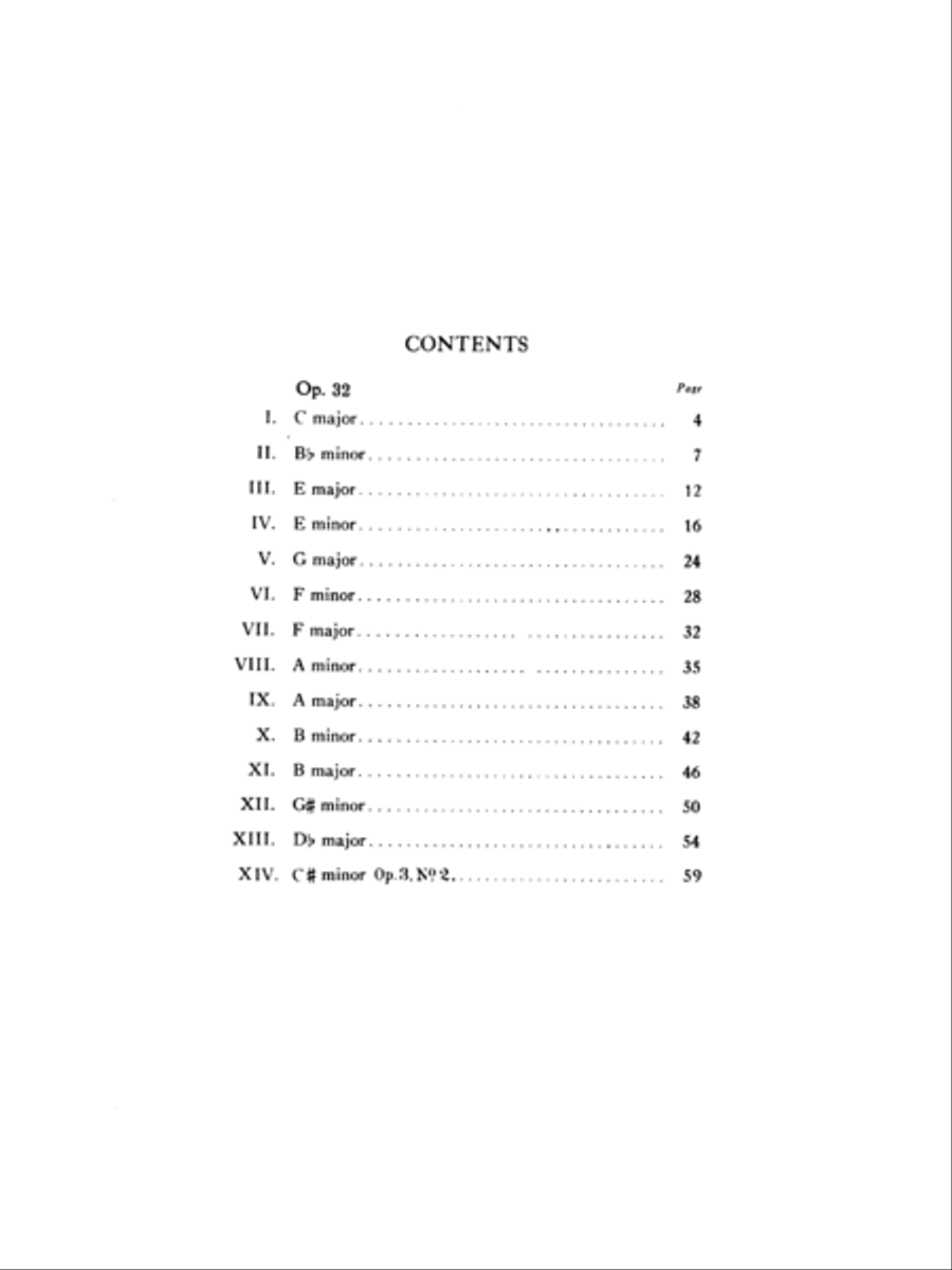 Fourteen Preludes Piano Solo scores gallery preview page 4
