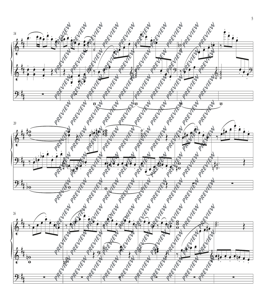 Mozart Changes Organ scores gallery preview page 5