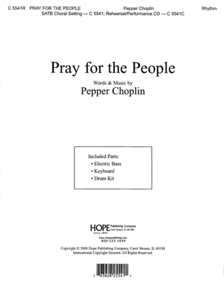 Book cover for Pray for the People
