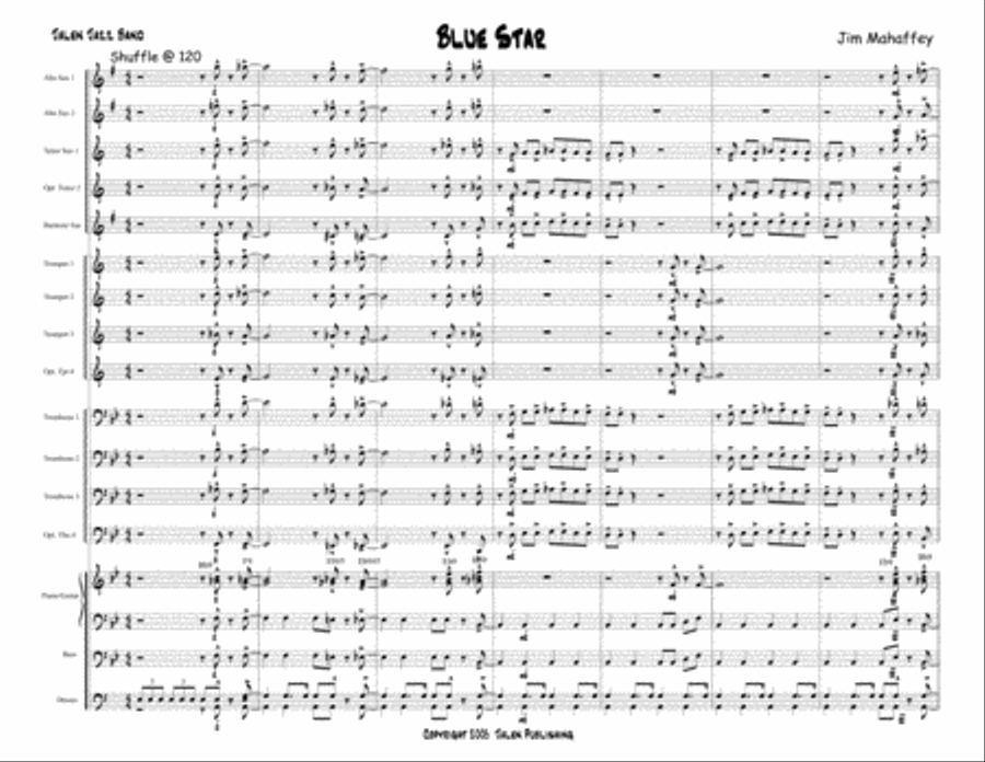 Blue Star Jazz Ensemble scores gallery preview page 2