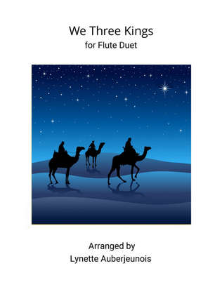 Book cover for We Three Kings - Flute Duet
