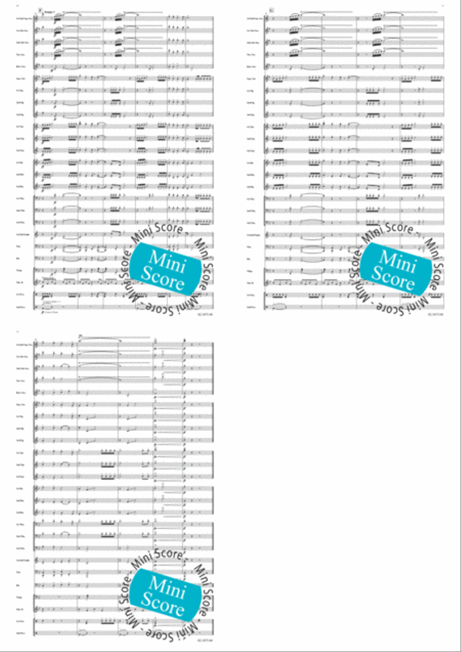 Festival Flourish Fanfare Band scores gallery preview page 5